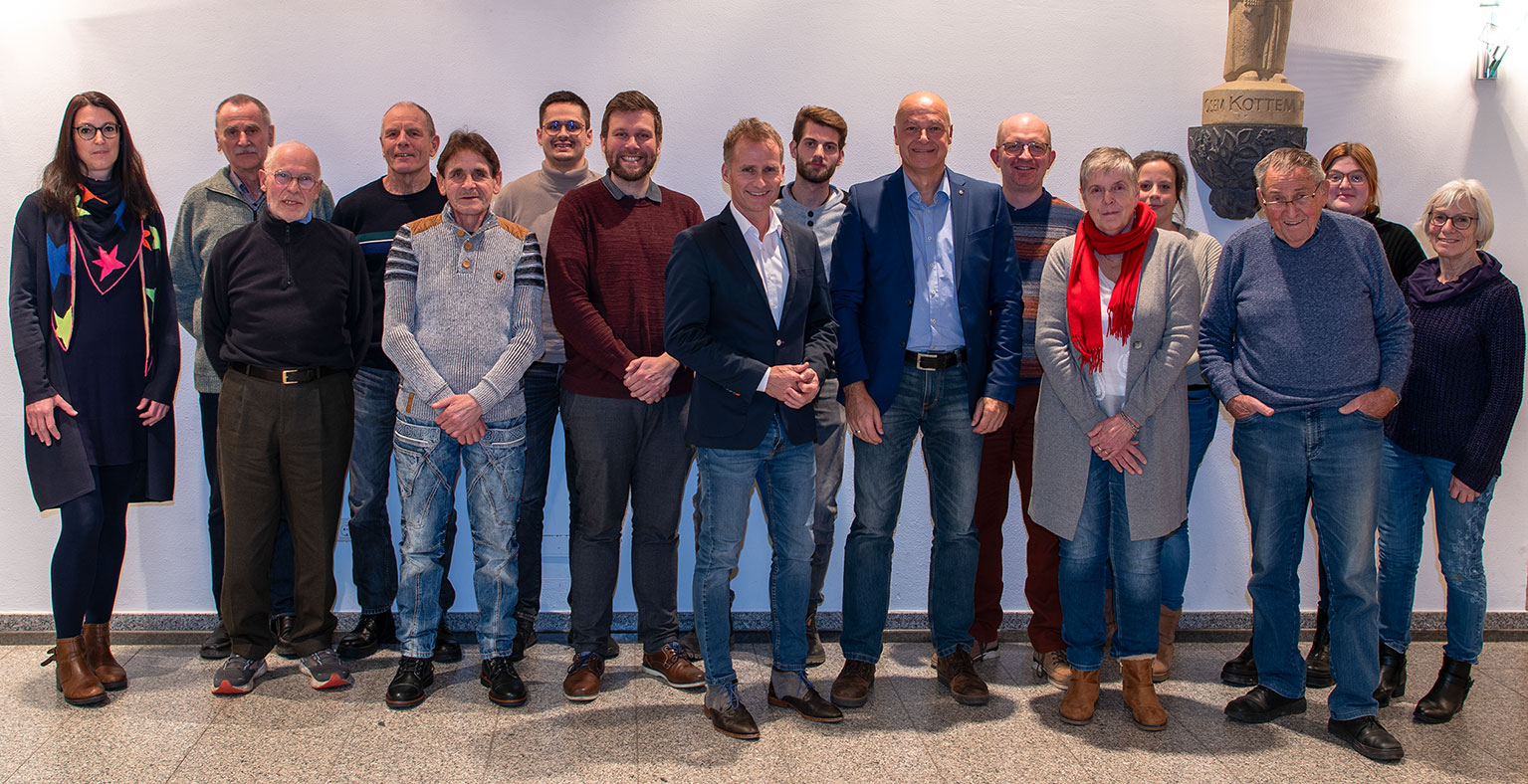 Teilnehmer der Mitgliederversammlung 2023 der SPD Kottenheim